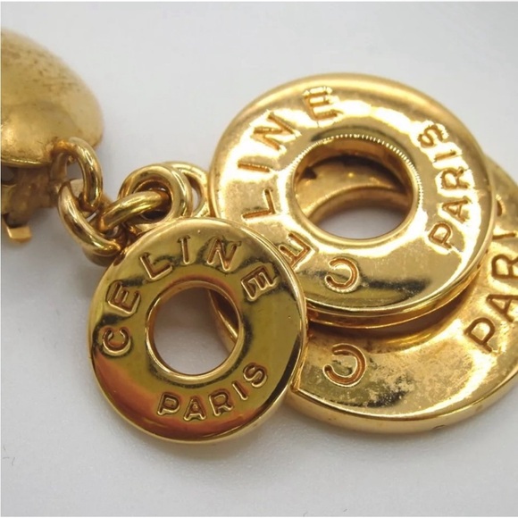 Celine Earrings PARIS Authentic Vintage - Picture 3 of 9